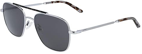 Calvin Klein Herren CK21104S Sonnenbrille, Light Gunmetal/Charcoal, Einheitsgröße