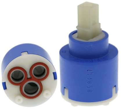 Schläfer 480019 | Mischbatteriekartusche 35mm Keramik Ersatzkartusche für Einhebelmischer niedrig mit 2 Füßen