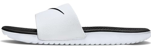 Nike Kawa Slide GS/PS 819352 Junior Slides (UK 4.5 us 5Y EU 37.5, White Black 100)