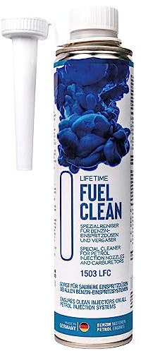 LIFETIME Fuel CLEAN - hochkonzentrierter Injektoren Reiniger Benzin | Vergaser Reiniger | Einspritzdüsen Reiniger | Benzin Additiv für alle Arten von Benzinmotoren - auch Direkteinspritzer - 400ml