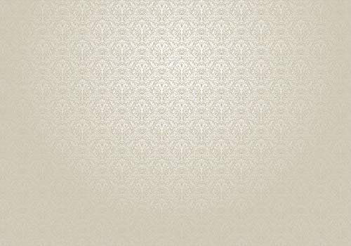 wandmotiv24 Fototapete Barock Muster Ornament, 400 x 280 cm - selbstklebende Vliestapete 150g, Wanddeko, Wandbild, Wandtapete, edel, beige, vintage M0306