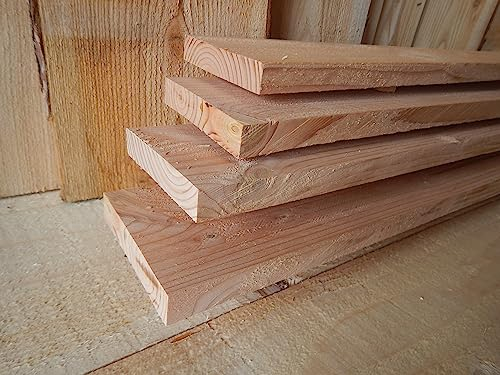 Douglasie 10x1,5cm BRETT BRETTER SCHALUNG HOLZ BAUHOLZ SICHTSCHUTZ 240cm LÄNGE (4)