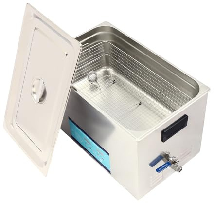 30L Ultraschallreinigungsgerät Professioneller Ultraschall-Reiniger Ultraschall-Reiniger mit Entgasung Ultraschall-Reiniger mit digitalem Timer für Brillen Schmuck Zahnprothesen Münzen