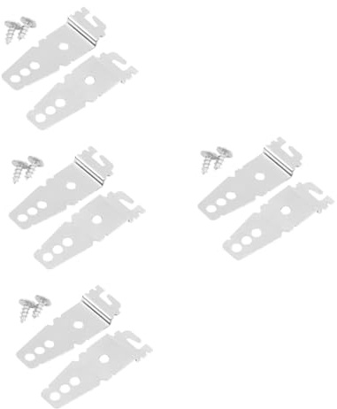 HOMSFOU 8pièces Support De Montage Sous Comptoir Pour Lave-vaisselle Kit Professionnel Robuste Pour Fixation Sécurisée Et Stable Sous Le Plan De Travail