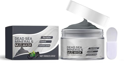 Dead Sea Minerals Mud Mask, Mitesser Maske und gegen Akne - Gesichtsmaske gegen unreine Haut - Schlamm Maske für Gesicht und Körper (C)