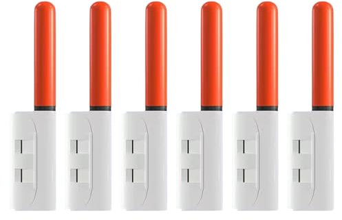 Limtula 6 x Leuchtstab für Outdoor-Angeln, große LED-Knickstab, Rutenspitze, Leuchtstab, Outdoor-Nacht-Angelwerkzeug