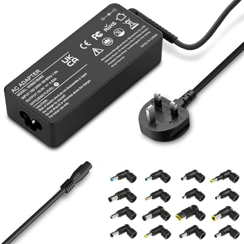 WOXNKLD 90W Universal Laptop Charger Compatible with Lenovo Dell HP Acer Asus Toshi ba Sam sung Chromebook Computer Charger Power Cord with 16 Tips(Not compatible with USB Type C)