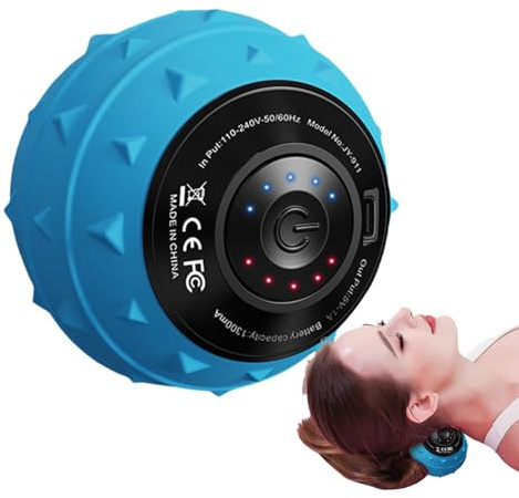 Elektrischer Handmassageball Kompaktes hautfreundliches Tiefenmassagegerät | Handroller Für Entspannung Und Fitness-Workouts Elektrischer Fitness-Roller für die Schulter, den Nacken, den Rücken un