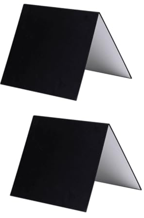 iplusmile Riflettore Fotografico Pieghevole in Cartone Formato A4 2 Pezzi Pannello Riflettente Bifacciale per Diffusione Luce Accessori Fotografia Natura Morta