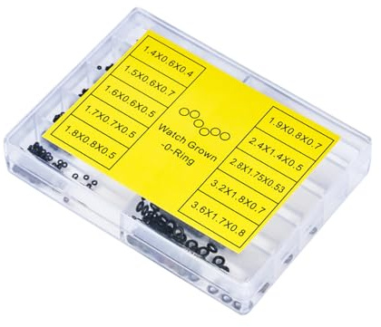 Generico Kit de rondelles d'étanchéité en - Set pour Couronne de Montre | composants de réparation imperméables, assemblage simple | pour l'entretien de précision pour les activités