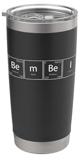 Bembel Äbbelwoi Apfelwein Periodensystem Chemie Doppelwandiger Edelstahl-Thermobecher
