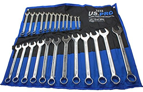 US PRO 25pc Metric Combination Spanner Wrench Set 6-32mm 3232