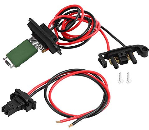 Widerstand Heizungsgebläse, Gebläseregler Vorwiderstand Steuergerät Lüfter Widerstand Widerstand für Gebläse Heizung Gebläsemotor Widerstand, Gebläsewiderstand Kompatibel mit MK3 III Modus 7701209803