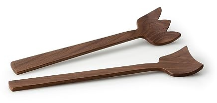 Continenta Salatbesteck, Walnussholz, 30,5 cm