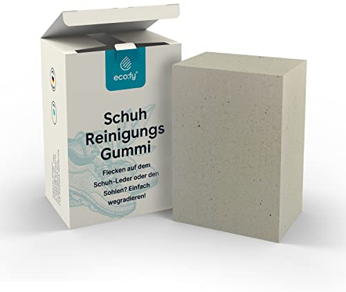 eco:fy Schuh-Reinigungsgummi Schmutz Radierer Rauleder Nubukleder Wildleder Velourleder