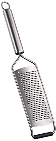 QHLOM Aktenvernichter Käse-Reibe Edelstahl Zitronenschale Späne Maschine Home Kochwerkzeuge Schokoladenkäse-Fetzen Lebensmittelreihe Schleifer (Color : Silver)