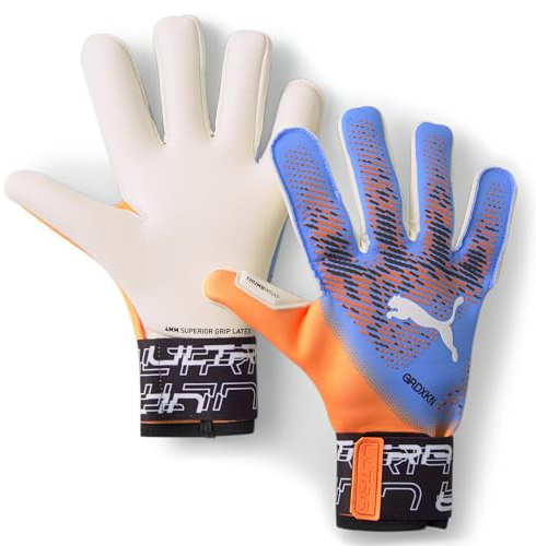 PUMA Erwachsene Ultra Grip 1 Hybrid Torwarthandschuhe 7Ultra Orange Blue Glimmer