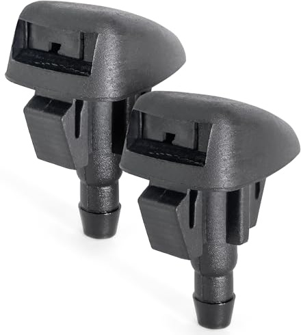 Click&Fit Scheibenwaschdüsen kompatibel mit Mazda 3, Mazda 6 von 2008 bis 2013, Tribute 2001-2006 - Scheibenwaschwischer-Sprühdüsen EC01-67-50YA, 2er-Pack