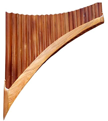 22 Pfeifen Professionelle Handgefertigte Panflöte Holzblasinstrument Anfänger Panflöte