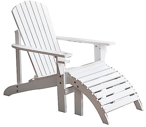 Preferspace Chaiselongue im Freien Klappbarer Chaiselongue-Sessel mit Arm, Getränkehalter und Fußstütze, Liegestühle aus Holz, Ohne Montage