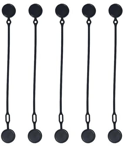 Magnetic Cord Organizer Ties, Magnetic Cable Ties - 5 Audio Cable Storage Straps - Silicone Reusable Twist Ties for Electronics Data Cable Multifunction