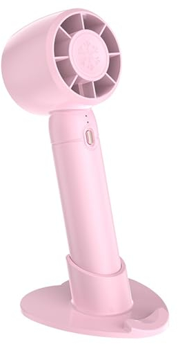 Ventilator Wand Fernbedienung verstellbar, Mini-Turbine ohne Flügel, wiederaufladbar, Sommerartefakt mit langer Akkulaufzeit für Reisen im Innen- Außenbereich Klimaanlage Ventilator (B, One Size)