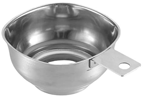 MNUPL Imbuto for marmellata in Acciaio Inox con Grande Apertura, Aiuto for Il riempimento, Imbuto for marmellata con Manico, Utensili da Cucina, Utensili da Cucina