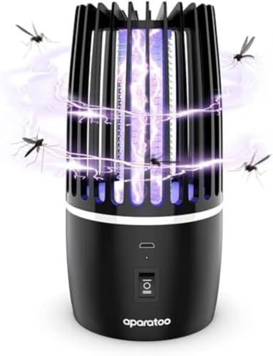 Insektenvernichter, 2 IN 1 Insektenvernichter Elektrisch Mückenlampe, Insektenfalle Moskito Killer mit UV-Lampe, Elektrische Mückenfalle Moskito Killer für Schlafzimmer Camping Garten Innen und Aussen