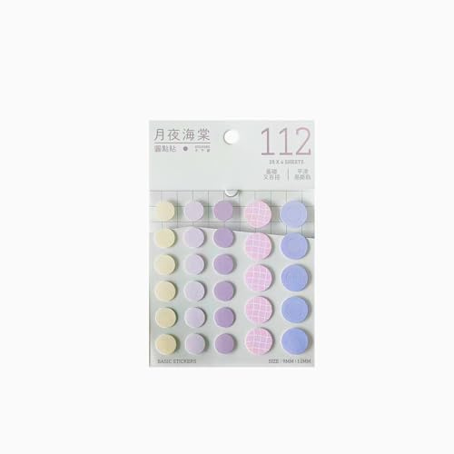 3PC- Lettera di montaggio etichette adesive fai da te materiale manuale impermeabile adesivi: Moonlight Begonia