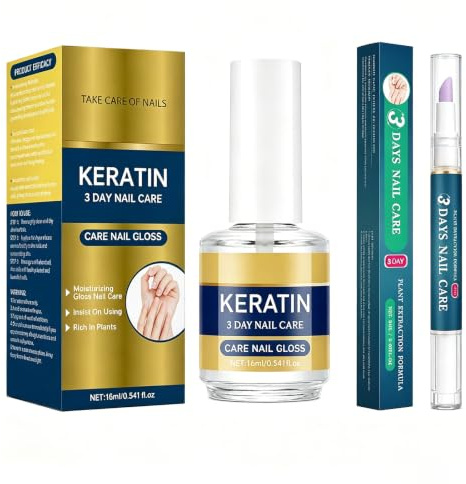 Suero De Queratina Para El Cuidado De Uñas De 3 Días 2 Piezas Lápiz Para El Cuidado De Uñas De 3 Días Aceite Para El Cuidado De Uñas Con Queratina Suero Hidratante Para Fortalecer Y Reparar Uñas