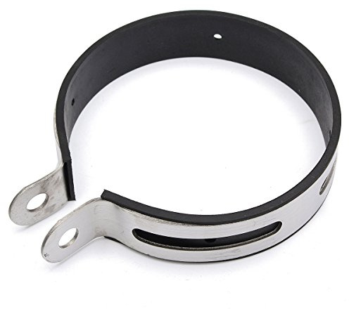 Alamor Silenciador De Escape De La Motocicleta Silenciador Montaje Soporte Percha Abrazadera Correa 11Cm