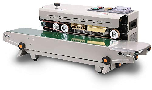Sumeve Continuous Sealing Machine FR-900 Automatic Horizontal Continuous Plastic Bag Band Sealing Sealer Machine Stamp Coding