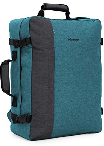 blnbag M3 - Kompakter ultra-leicht Reiserucksack, 35 Liter, Funktional einsetzbar mit gepolsterten, längenverstellbaren Schulterriemen oder als Tragetasche mit Trageriemen, Unisex, Grün