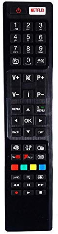Onlineaudioelectrical Replacement Remote Control Compatible for Bush LED24265DVDCNTDW 24 HD Smart TV DVD Player