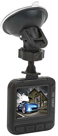 Dash Cam Fotocamera Posteriore Anteriore, Registratore di Guida per Auto Full HD 1080P, Fotocamera Cruscotto con Schermo a Colori da 1,6 Pollici, Registrazione in Loop, Rilevamento di Movimento, Funzi