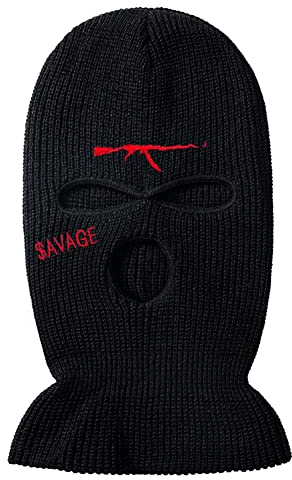 YAMEE Sturmhaube Herren Damen Wintermütze,Balaclava - 3-Loch Sturmmaske,Vollmaske Skimütze Strickmaske Vollgesichtsabdeckung für Outdoor Radfahren Skifahren