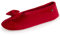 Isotoner Chaussons pantoufles Ballerines femme ultra confortables, semelle en cuir, détail grand nœud