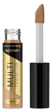 Max Factor Facefinity Multi-Perfector Concealer, All In One, Conceal Imperfections, Instant Brightening, Natural Finish, Lightweight, Vegan, Customisable Coverage - 5W, 11ml