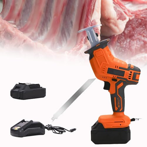 WDDEYYDS Reciprocating Saw Portable Bone Saw Machine Cordless Reciprocating Saw Butcher Cutting Machine with Bandsaw Electric Hand Saw Meat Cutter,D