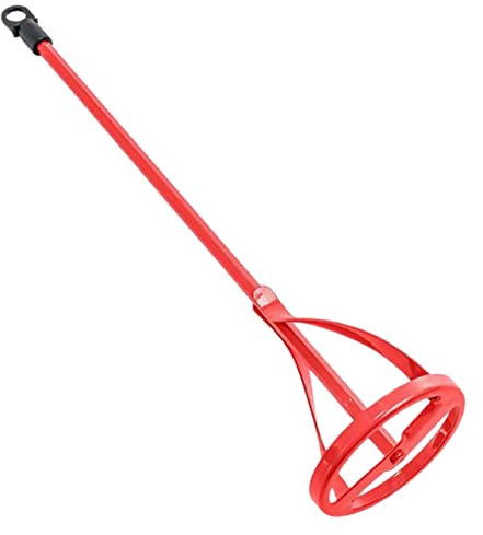 jojofuny Drill Whisk for Plaster Drywall Corner Tool Paint and Mud Mixer Long Rod Attachment