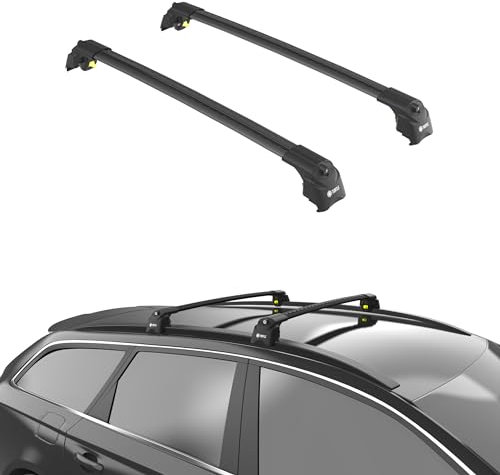 TURTLE kompatibel mit Kia Sorento (Mq4) 2021-2024 Air2 Dachträger | SCHWARZ