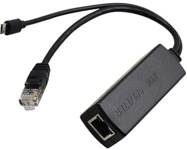 Répartiteur POE Gigabit 48V à 5V 12V Micro USB/Type-C/DC 10/100/1000Mbps Alimentation sur Ethernet (Size : Micro USB 5V 2A, Color : 1000Mbps)