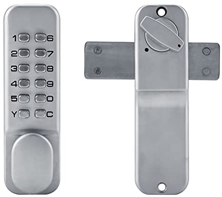 Serrure de Porte Mécanique, Mot de Passe en Alliage de Zinc, Serrure Codée de sécurité, Serrure à Clavier de Porte Extérieure, Serrure à Combinaison, Serrure de Porte Numérique