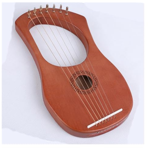 Anfänger harfe Kleine Harfe Siebensaitige Harfe Nischeninstrument Mahagoni Material