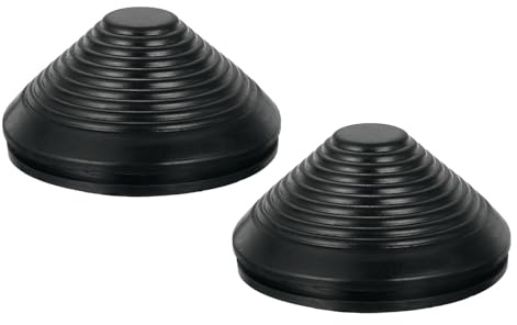 QUARKZMAN 2 Stück Kabeldurchführung Turmförmige 130mm 5,11 Zoll Bohrloch, Gummistopfen Gummitüllen Gummidichtungen Set für Maschinen, Elektrogeräte, Kabel, Draht, Stecker