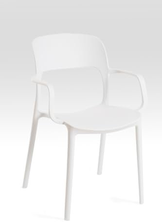 Regalos Miguel - Sillas Jardín - Silla Inis con Reposabrazos - Blanco