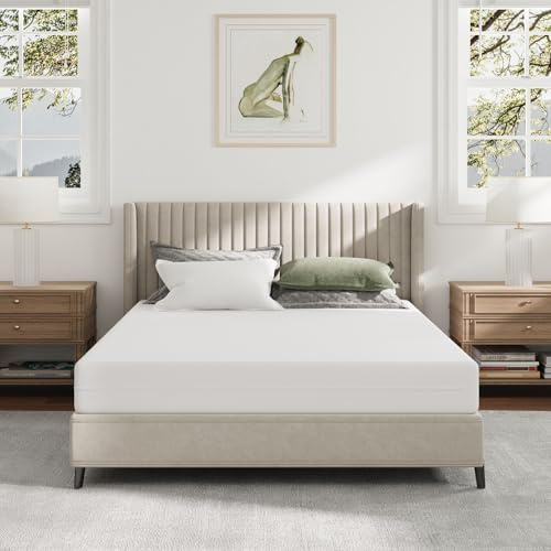 Novilla Materasso 160 x 200 cm, 7 zone, in schiuma fredda a 7 zone, grado di durezza H3, certificato Öko-Tex, materasso arrotolabile traspirante con rivestimento in tessuto rimovibile, altezza 18 cm