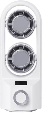 Bnnlqpsttg Ventilador Eléctrico de Escritorio Doble Cabeza, Cabeza Sacudida, Ventilador de Torre de Escritorio, Mini Ventilador Silencioso, Oficina en el hogar, Ventilador De Aerogenerador Grande B