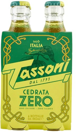 Tassoni Cedrata Zero, 4 x 720ml
