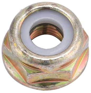 Tissting Universal M10x1.25 Left Hand Thread Blade Nut, Replacement Accessory for Brush Cutter and Trimmer Maintenance, Compatible with Multiple Garden Cutting Tools